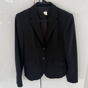 J. Crew Black Wool Tailored Women's Blazer